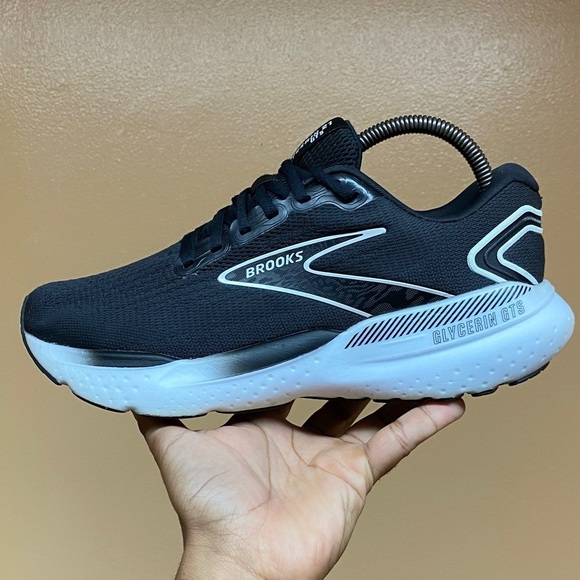 Brooks Glycerin GTS 21 Men’s Running Sneakers “Black White” Size 10 Wide main image 11